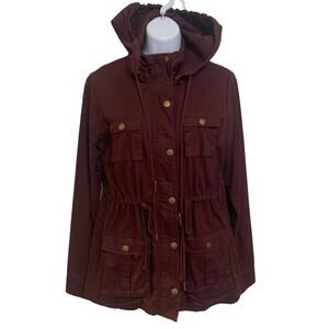 41 Hawthorne Hooded Anorak Lined Jacket Womens Size M
